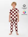 Детская пижама с брюками / Шахматка