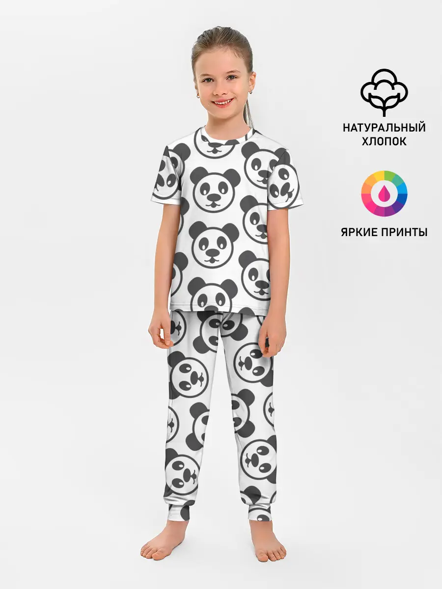 Детская пижама с брюками / panda