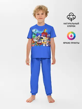 Детская пижама с брюками / SONIC