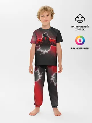 Детская пижама с брюками / Ворон