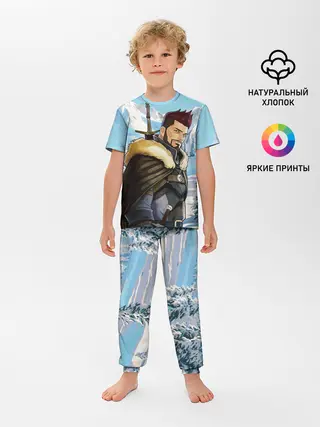 Детская пижама с брюками / Весемир, Ведьмак
