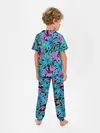 Детская пижама с брюками / Яркие цветы