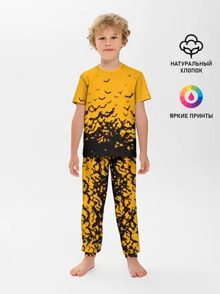 Детская пижама с брюками / ХЕЛЛОУИНСКИЕ ЛЕТУЧИЕ МЫШИ