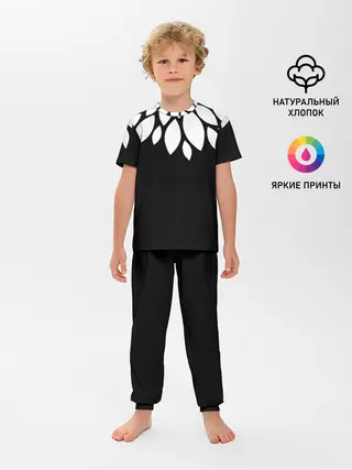 Детская пижама с брюками / Лепестки