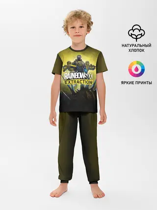 Детская пижама с брюками / Rainbow Six Extraction / Радуга 6 Эвакуация