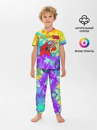 Детская пижама с брюками / Among Us