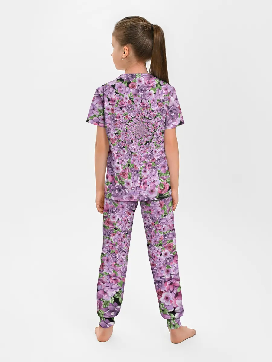 Детская пижама с брюками / СИРЕНЬ | VIOLET LILAC