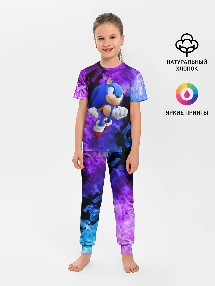 Детская пижама с брюками / SONIC