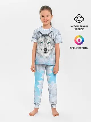 Детская пижама с брюками / Волк