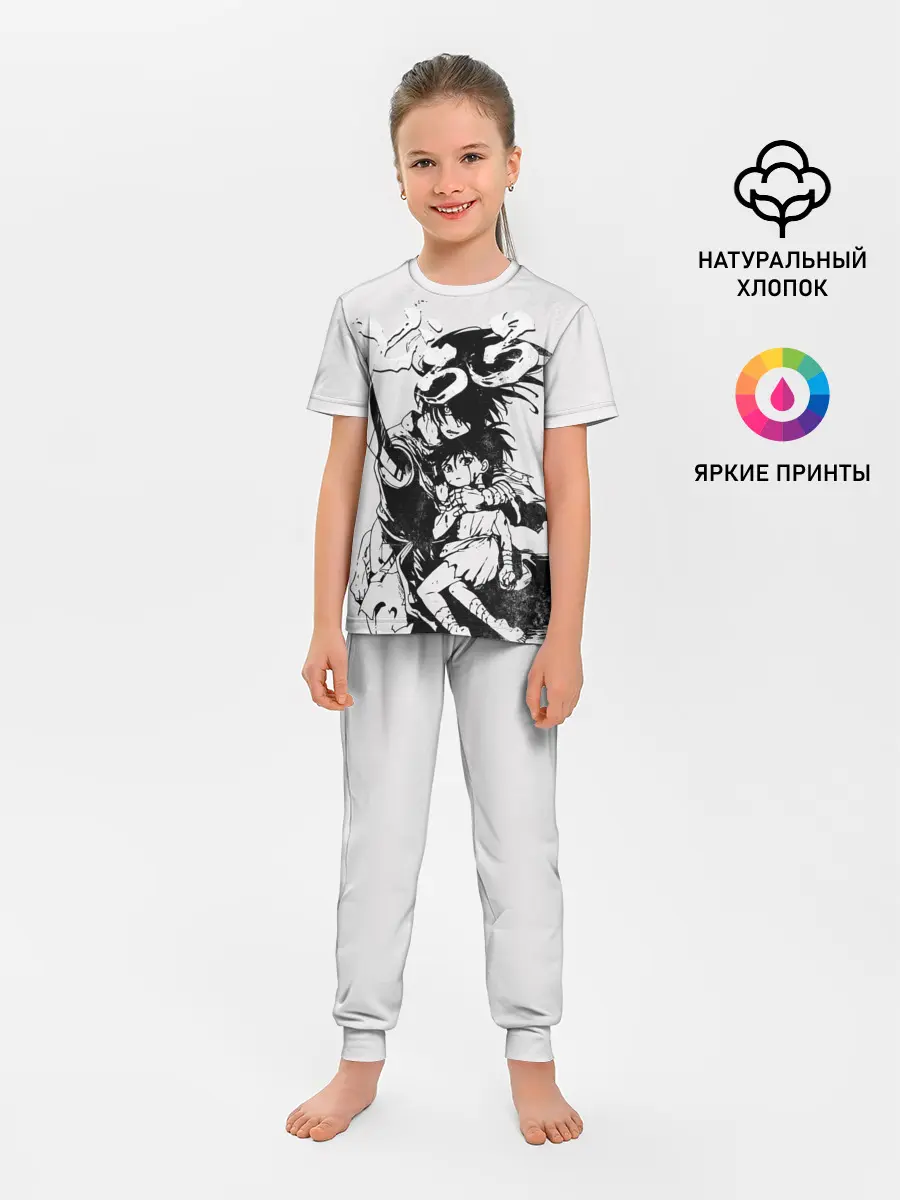 Детская пижама с брюками / Хяккимару и Дороро