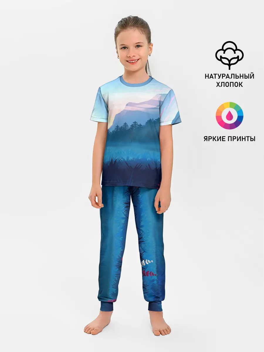 Детская пижама с брюками / Рассвет
