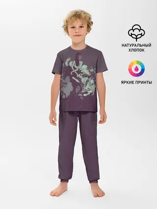 Детская пижама с брюками / Психоделический Эйбл