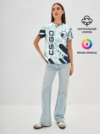 Женская базовая футболка / CS GO | КС ГО