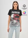 Женская базовая футболка / Iveco truck