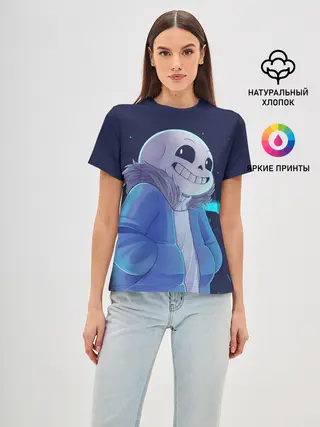 Женская базовая футболка / UNDERTALE