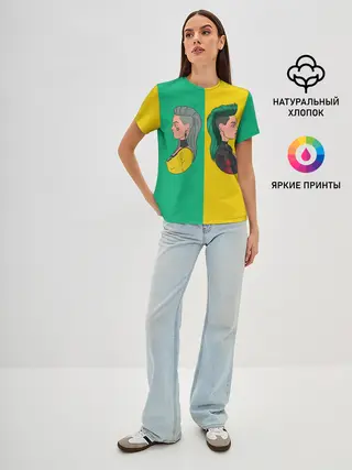 Женская базовая футболка / Бестия