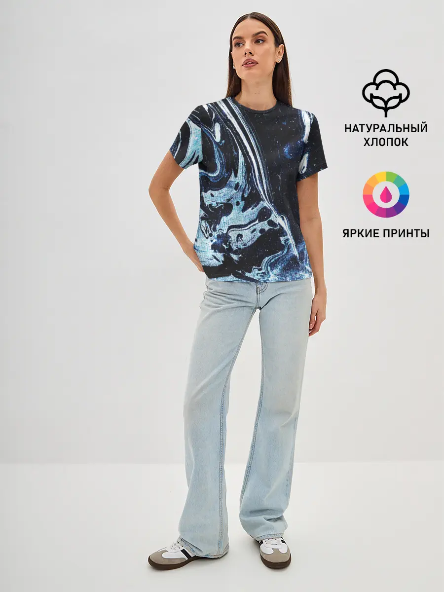 Женская базовая футболка / Текстура