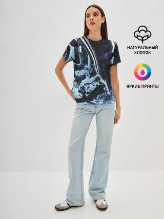 Женская базовая футболка / Текстура