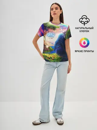 Женская базовая футболка / Ори и Блуждающие огоньки | Ori