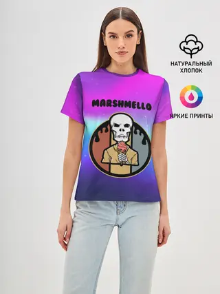 Женская базовая футболка / MARSHMELLO | МАРШМЕЛЛОУ