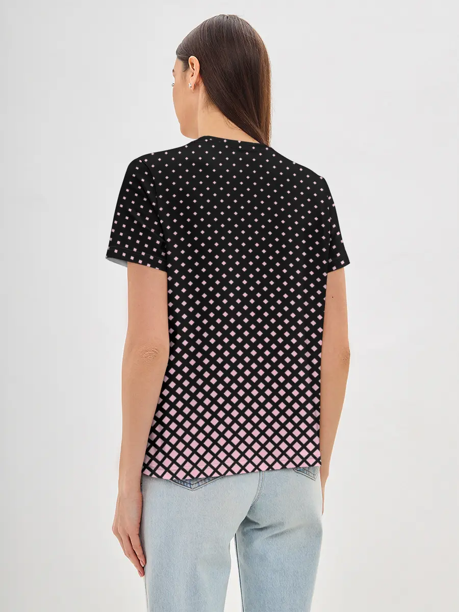 Женская базовая футболка / Ромбы