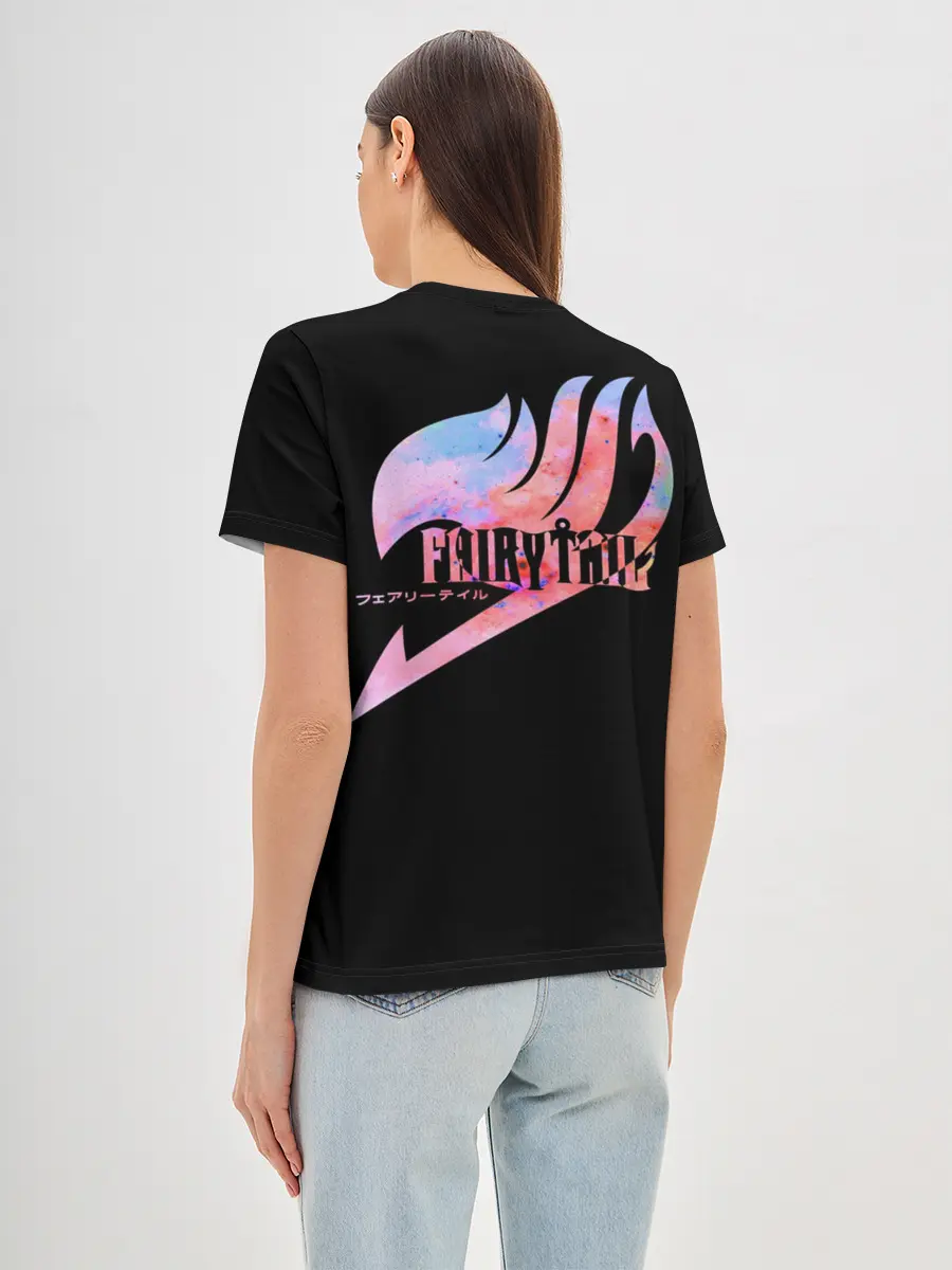 Женская базовая футболка / радужный символ Фейри Тейл