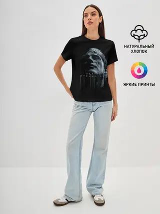 Женская базовая футболка / DEATH STRANDING | DS