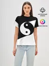 Женская базовая футболка / Инь - янь