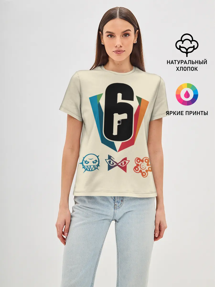 Женская базовая футболка / Rainbow Six Siege