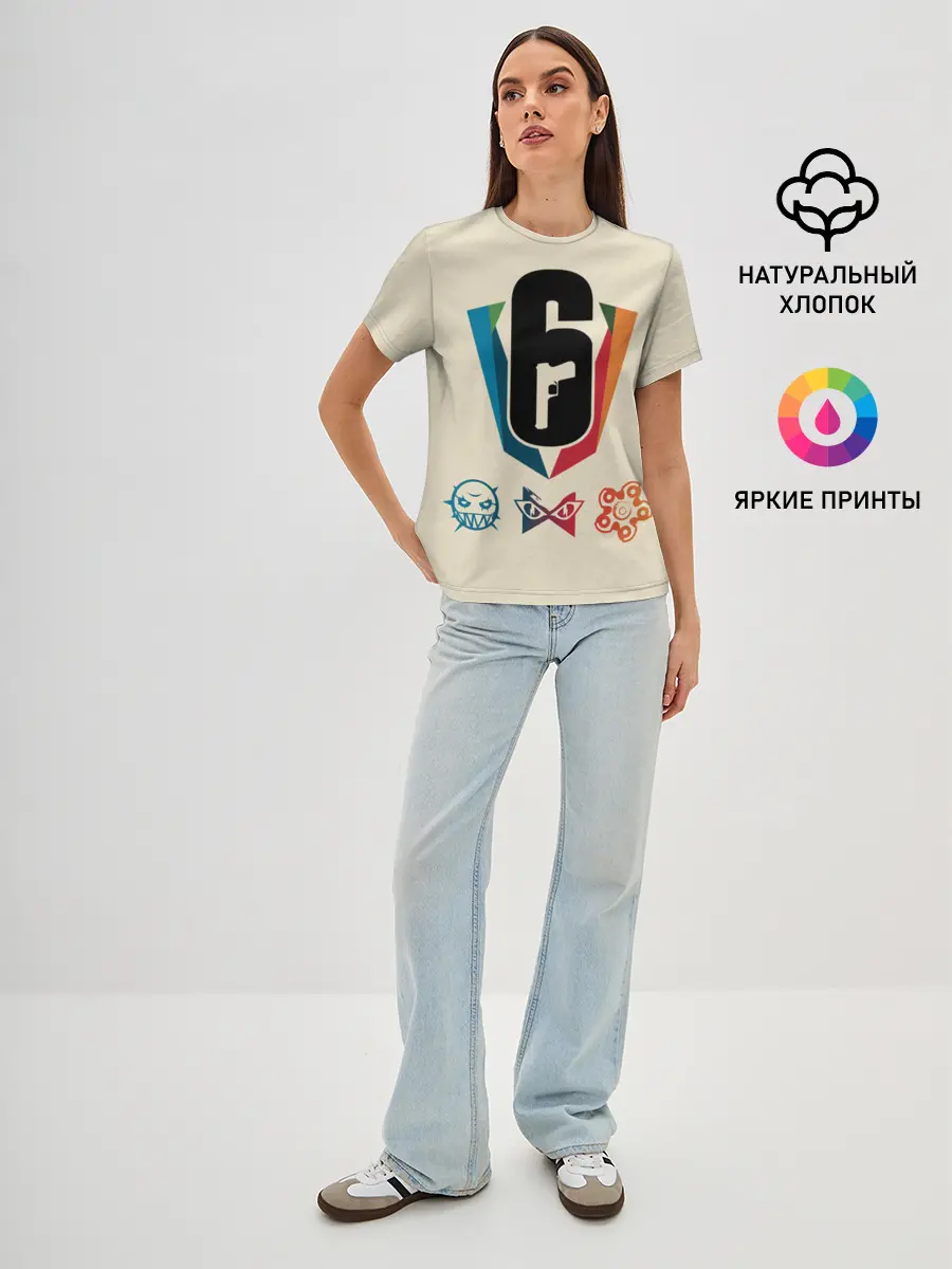 Женская базовая футболка / Rainbow Six Siege