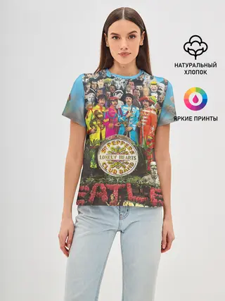 Женская базовая футболка / THE BEATLES