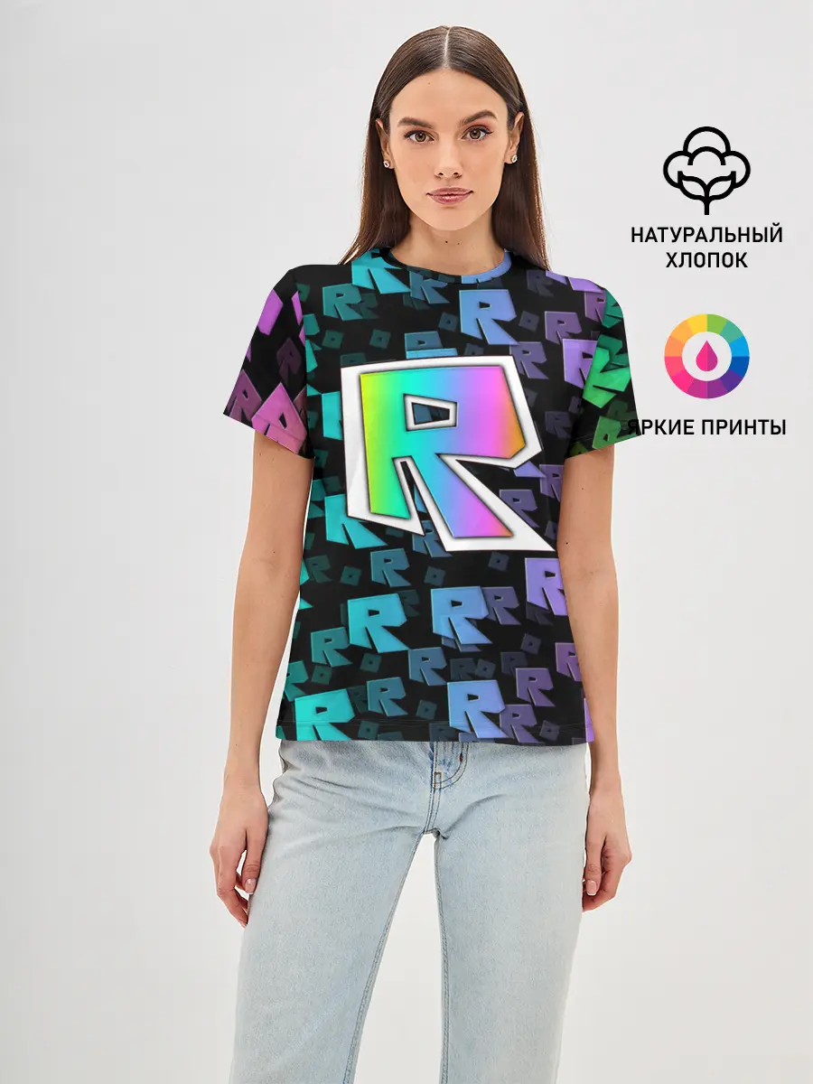 Женская базовая футболка / ROBLOX