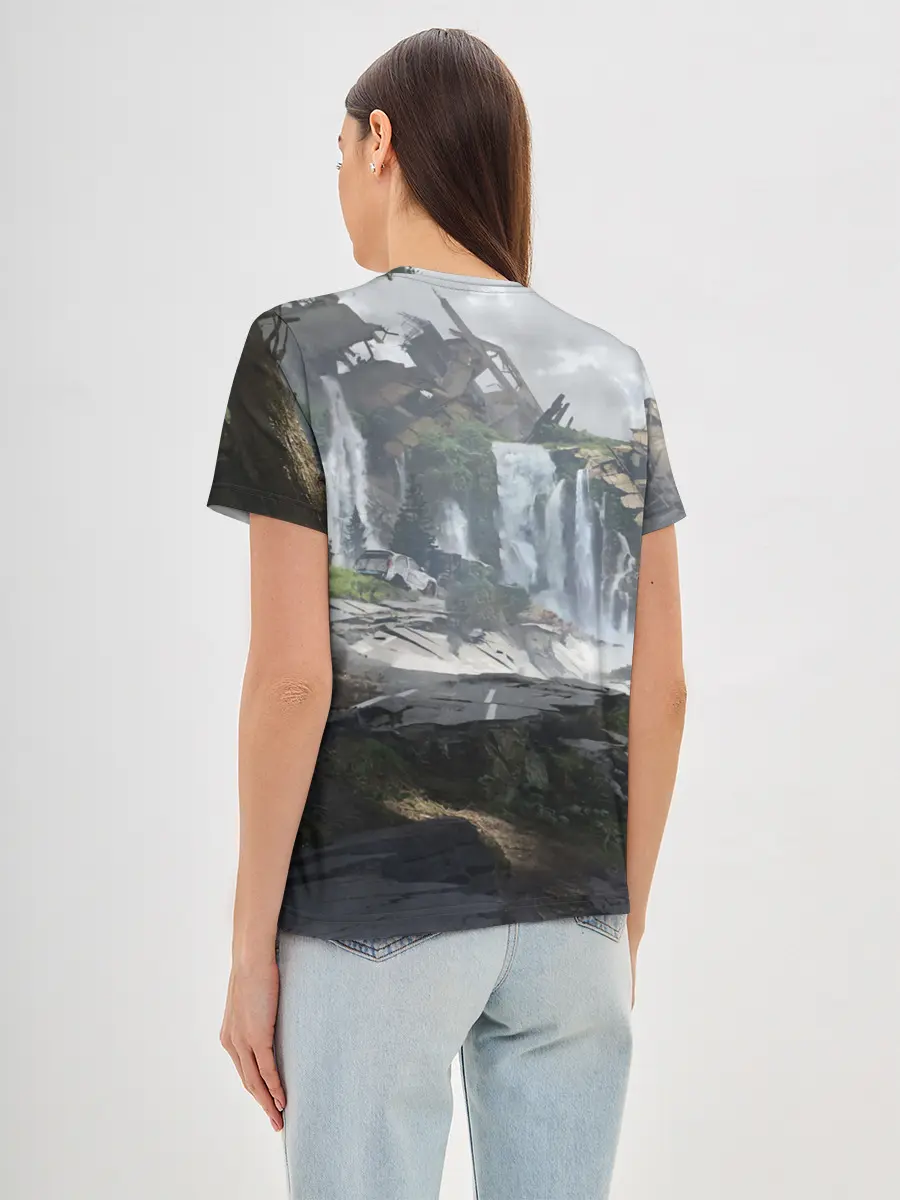 Женская базовая футболка / Элли и Дина