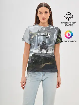 Женская базовая футболка / Элли и Дина