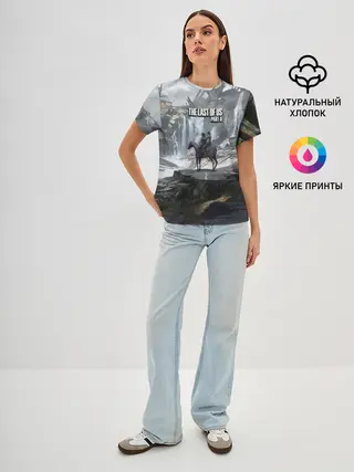 Женская базовая футболка / Элли и Дина