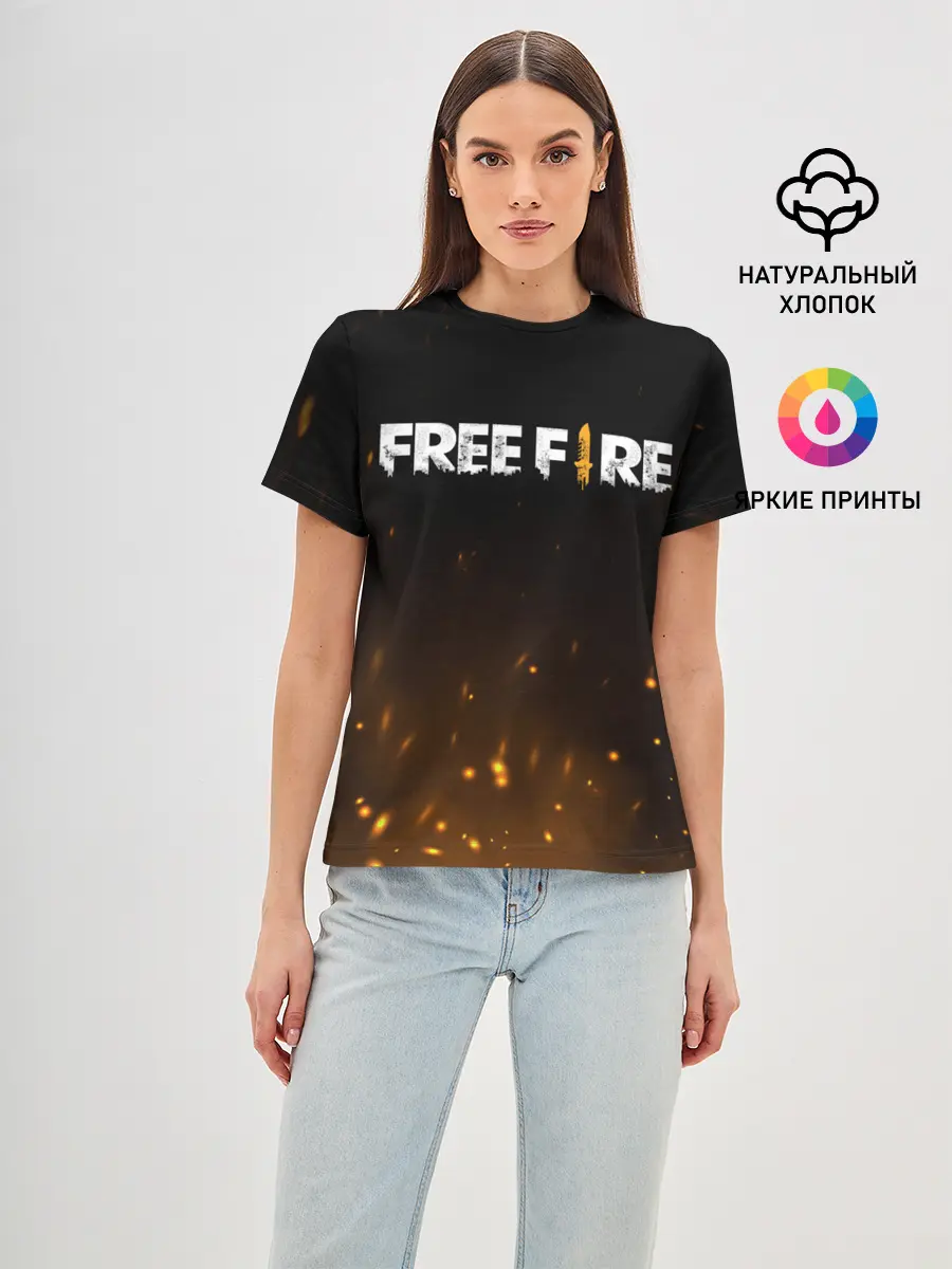 Женская базовая футболка / FREE FIRE