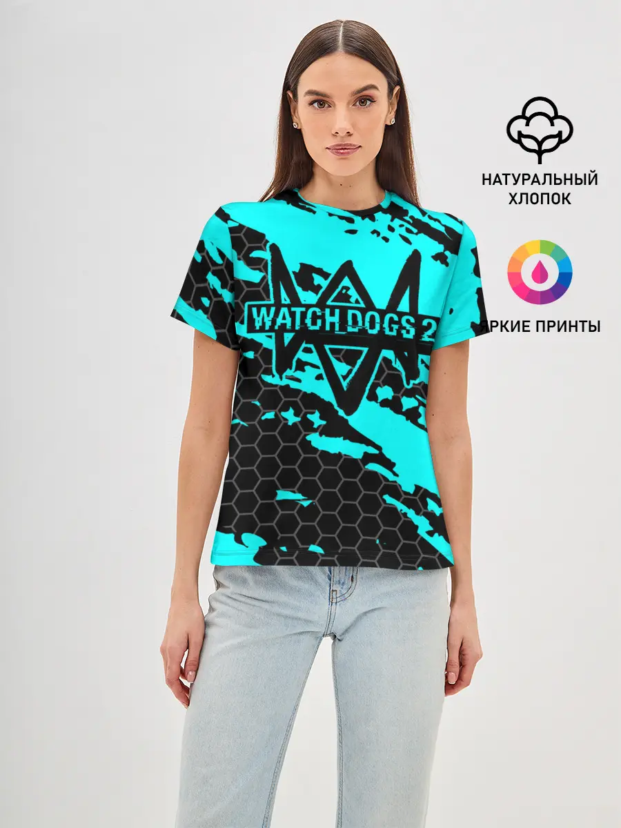 Женская базовая футболка / WATCH DOGS