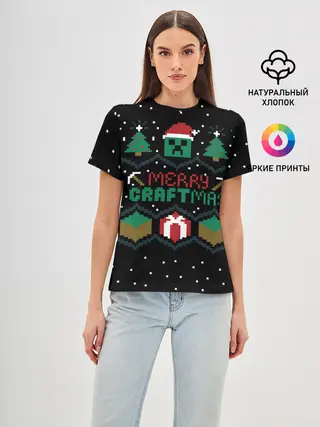 Женская базовая футболка / MINECRAFT