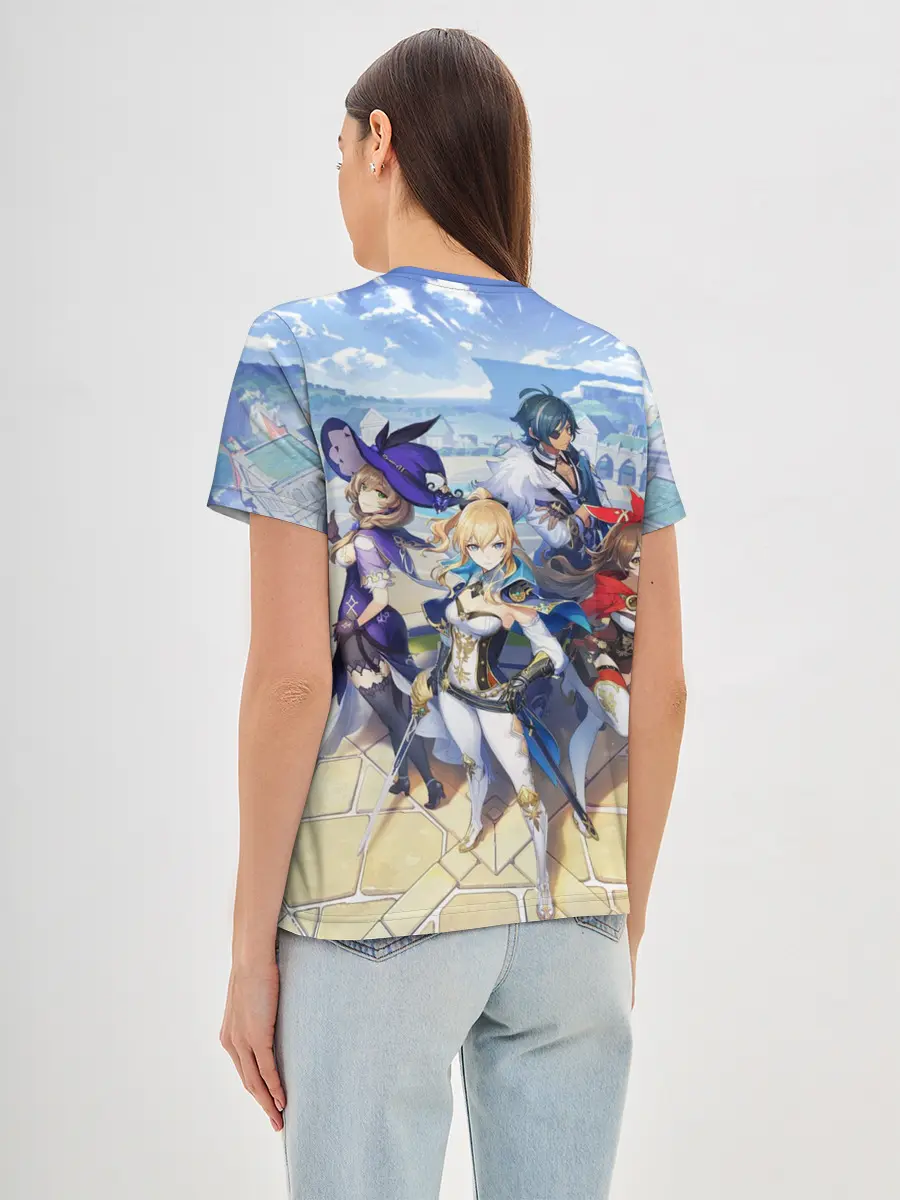 Женская базовая футболка / GENSHIN IMPACT
