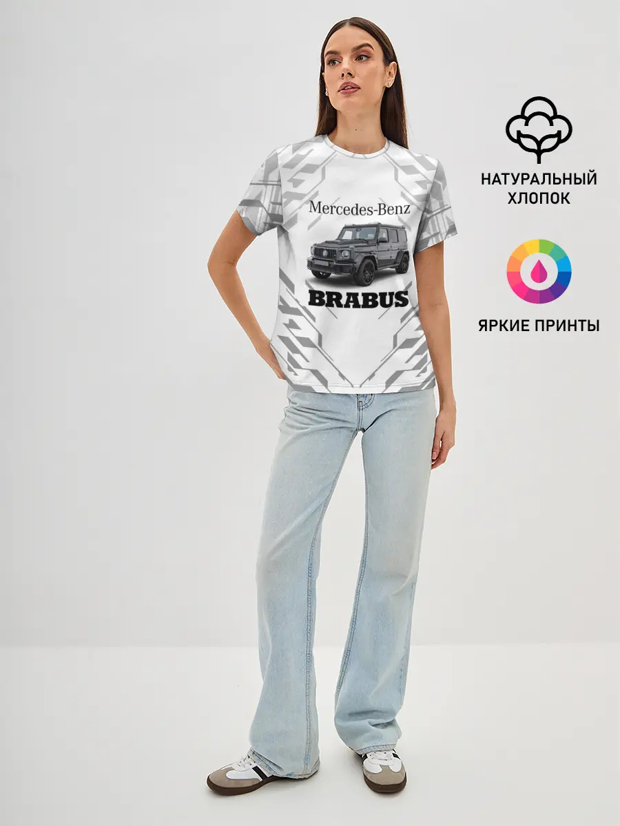 Женская базовая футболка / MERCEDES | BRABUS