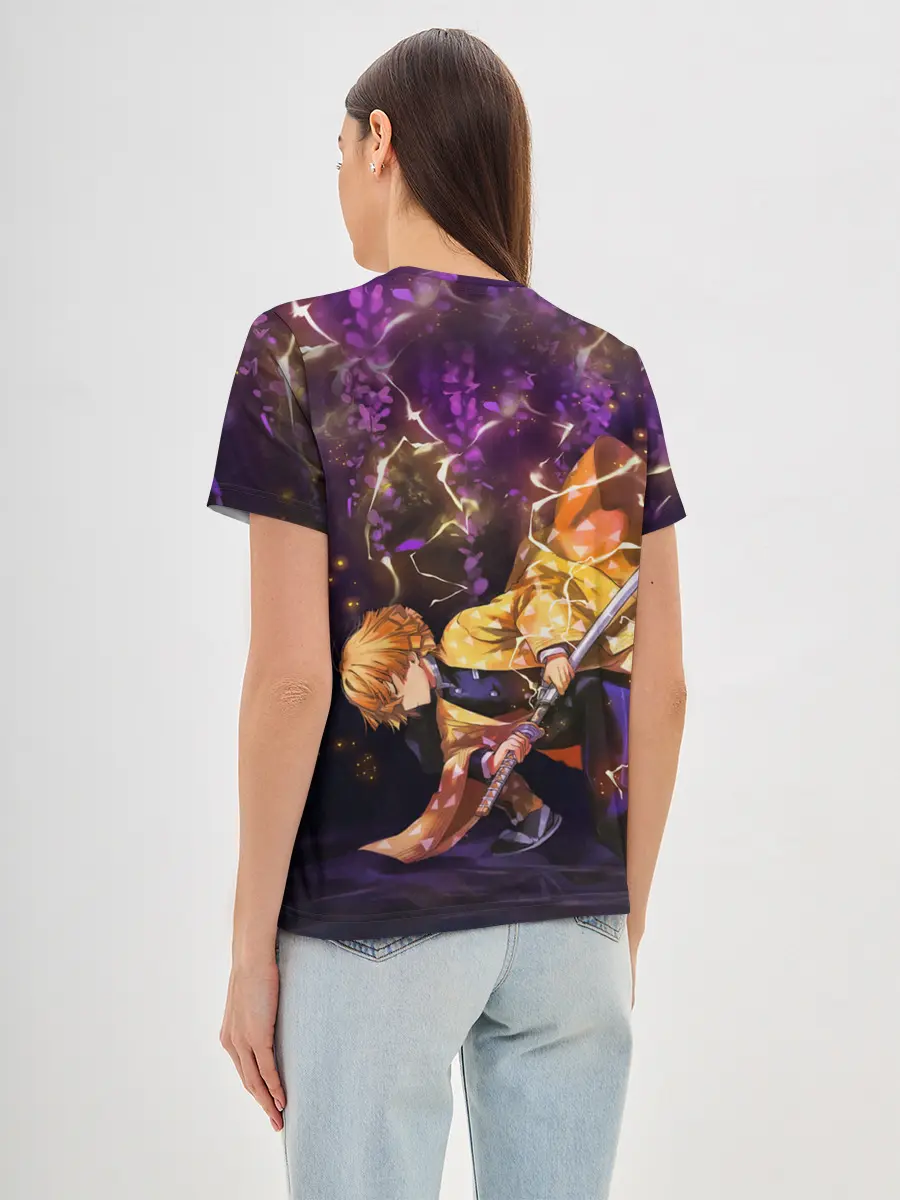 Женская базовая футболка / Kimetsu no yaiba готовится