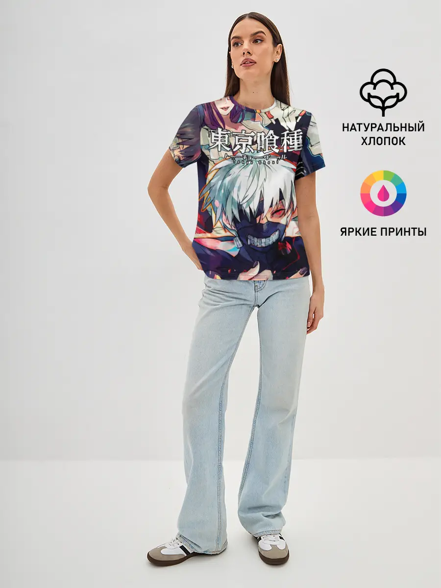 Женская базовая футболка / Tokyo Ghoul