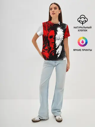 Женская базовая футболка / ИЧИГО БЛИЧ | ICHIGO BLEACH