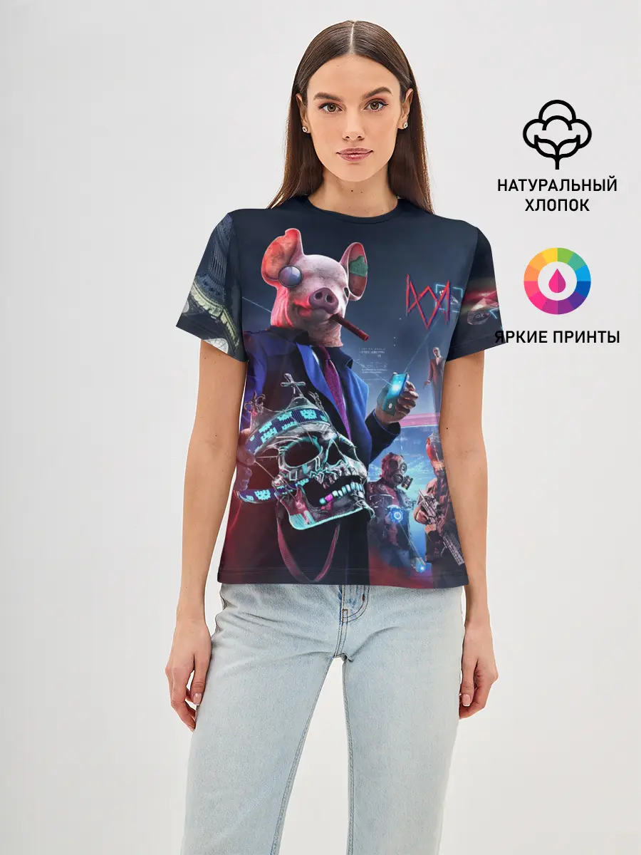 Женская базовая футболка / Watch Dogs | Legion