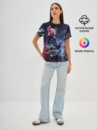 Женская базовая футболка / Watch Dogs | Legion