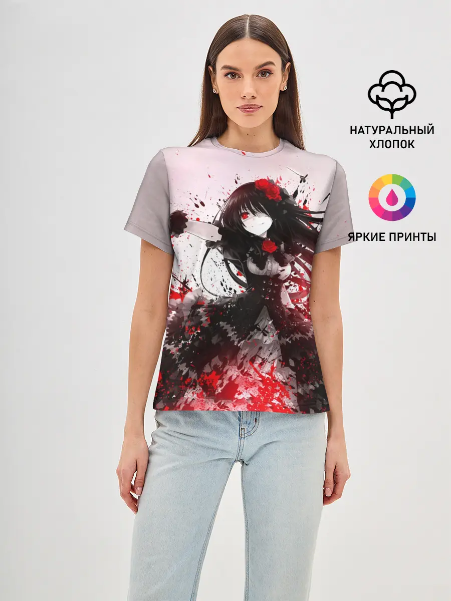 Женская базовая футболка / рандеву с жизнью