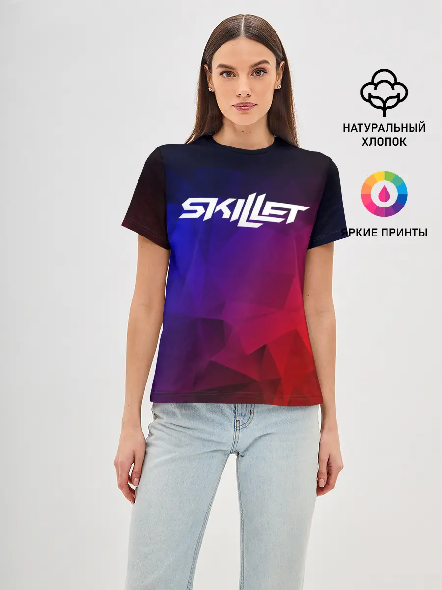 Женская базовая футболка / Skillet | Скиллет
