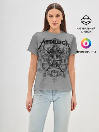 Женская базовая футболка / Metallica
