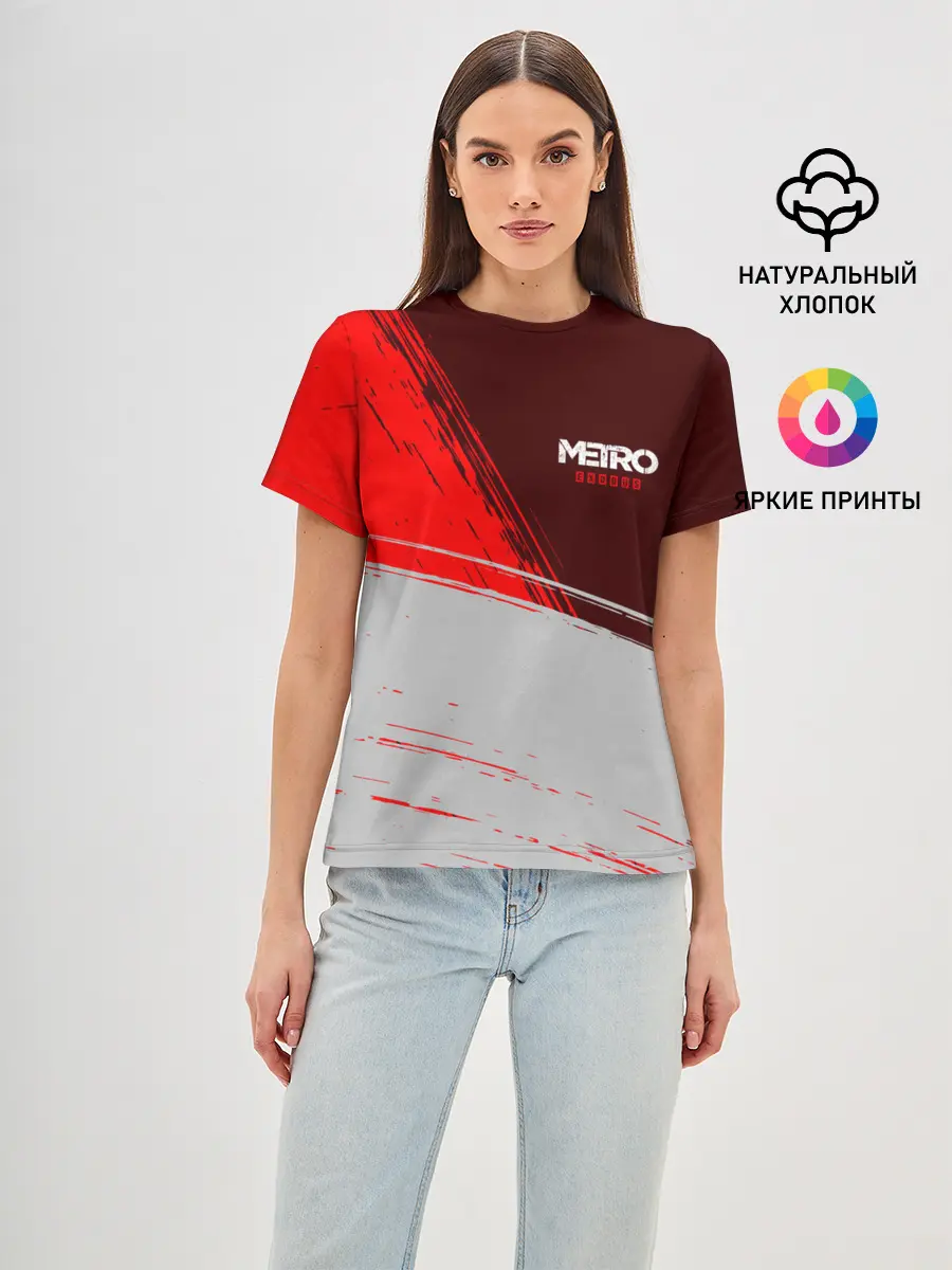 Женская базовая футболка / METRO EXODUS / МЕТРО ИСХОД