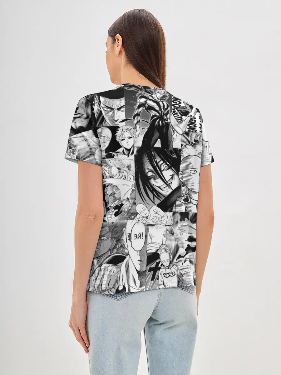 Женская базовая футболка / One-Punch Man